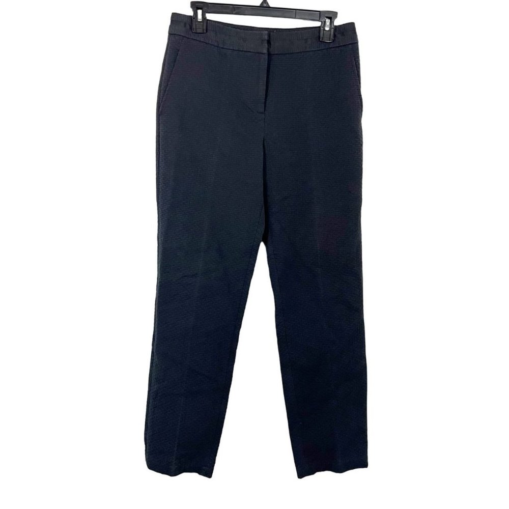 J. McLaughlin Pants Black Jacquard Cotton Spandex -‎ Women's Size 10